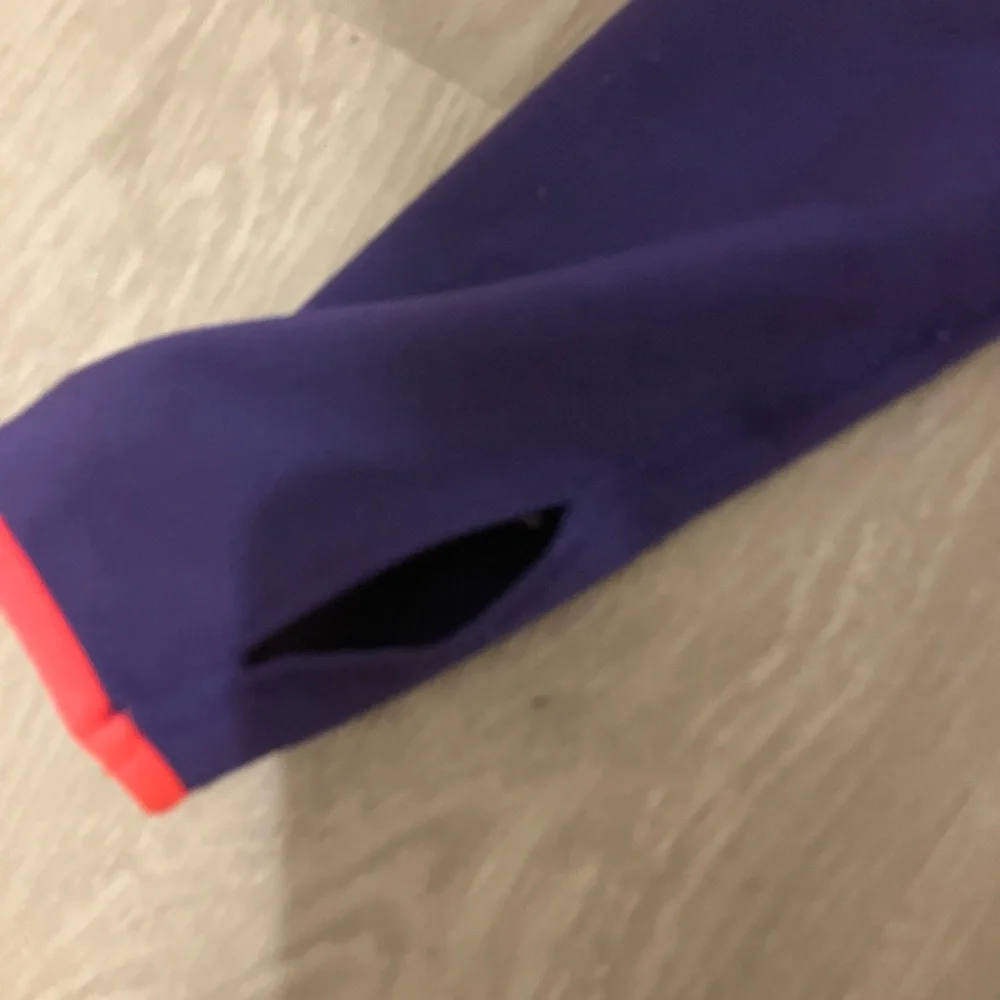 Nike Dark Purple 1/4 Zip-Up Dri-Fit Top with Pink Highlights‎
